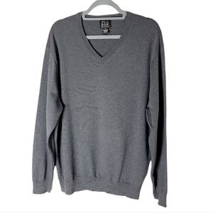 Jos. A. Bank pima cotton v neck men long sleeve sweater size XL
